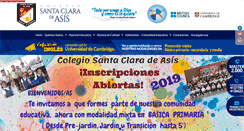 Desktop Screenshot of colegiosantaclara.edu.co